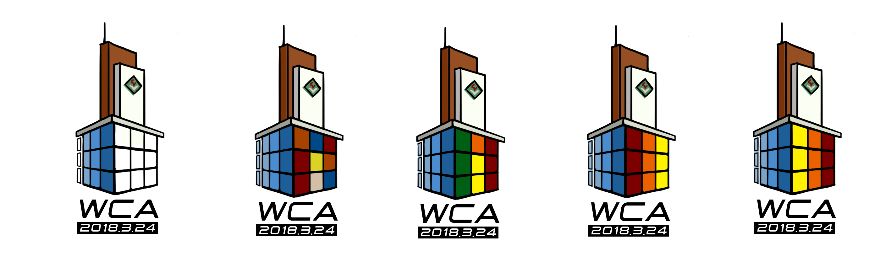 WCA比赛logo